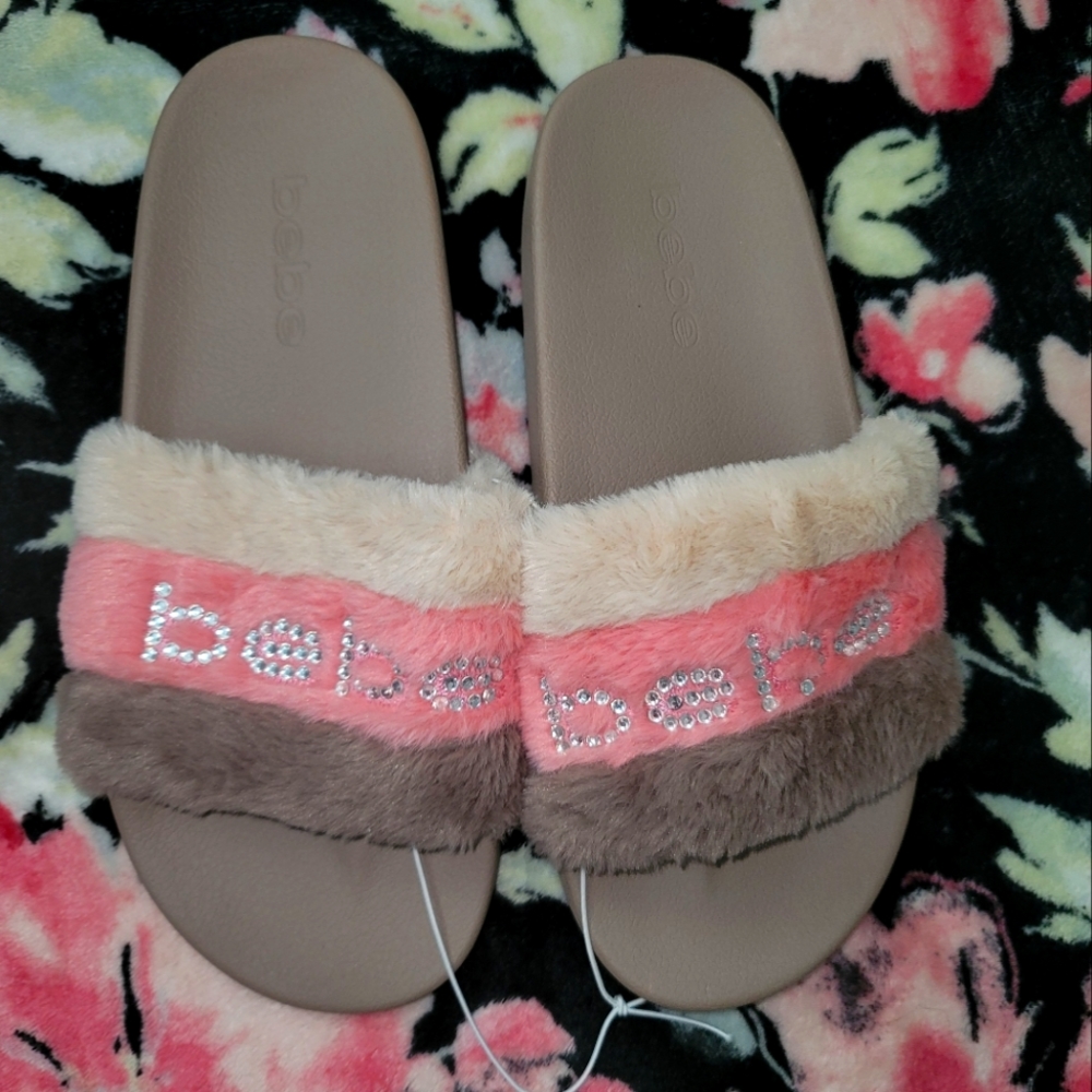 Authentic BeBe Hard Bottom Slipper Shoes